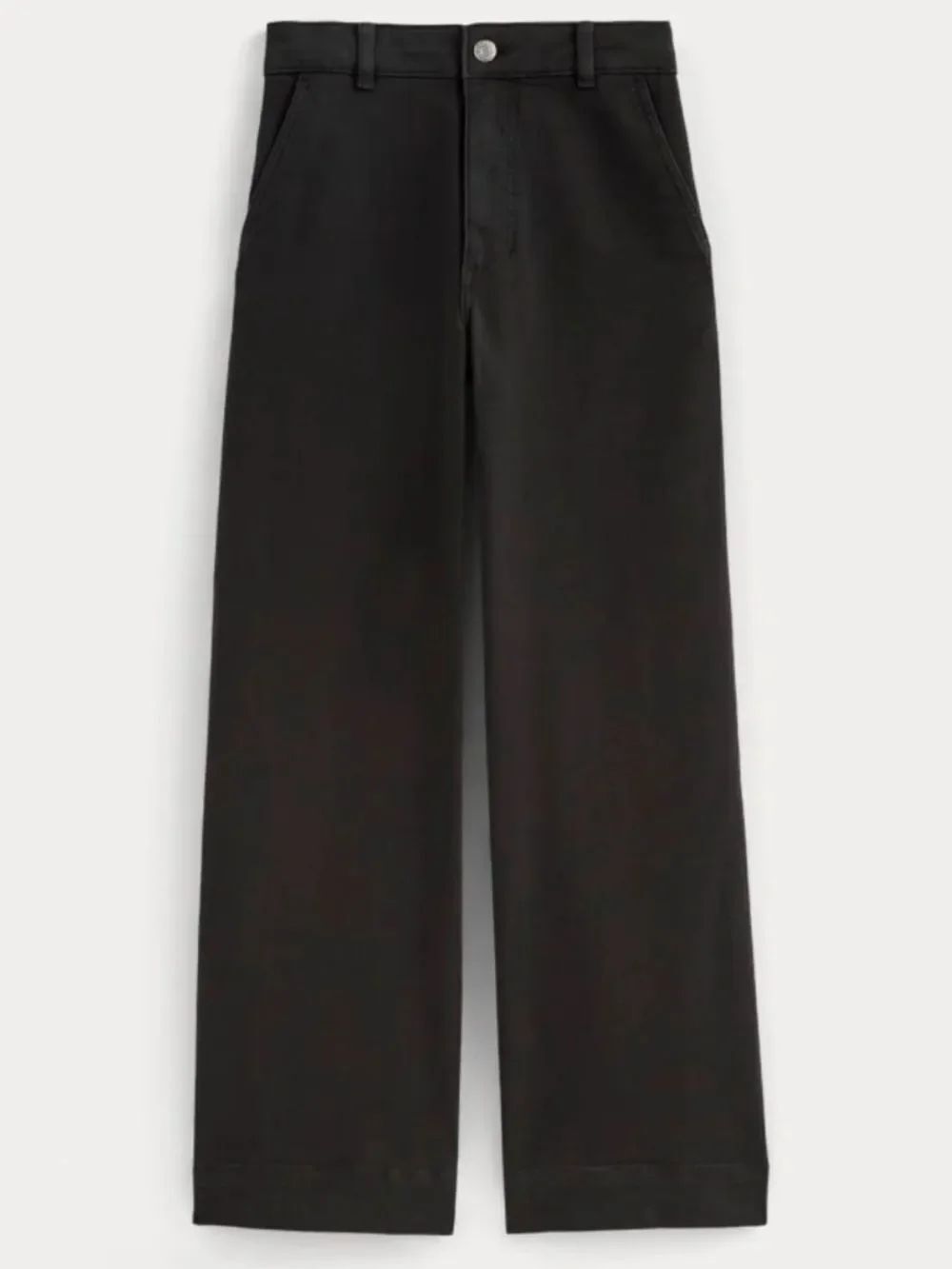 Everlane Black Relaxed Wide-Leg Jeans size 2